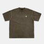 WASHED T-SHIRT WITH LOGO