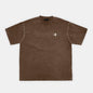 WASHED T-SHIRT WITH LOGO