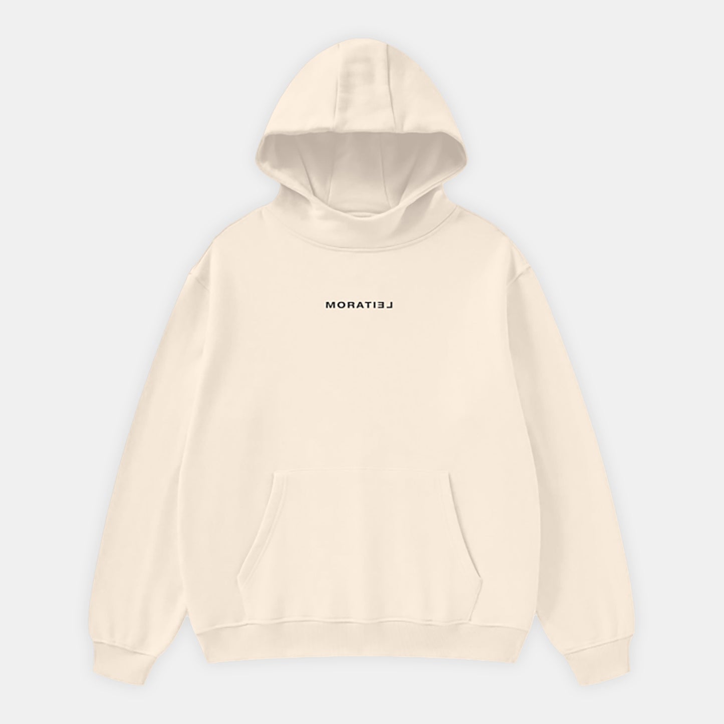 HIGH NECK FOG FLEECE HOODIE