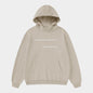 FLEECE HOODIE - SAND GREY