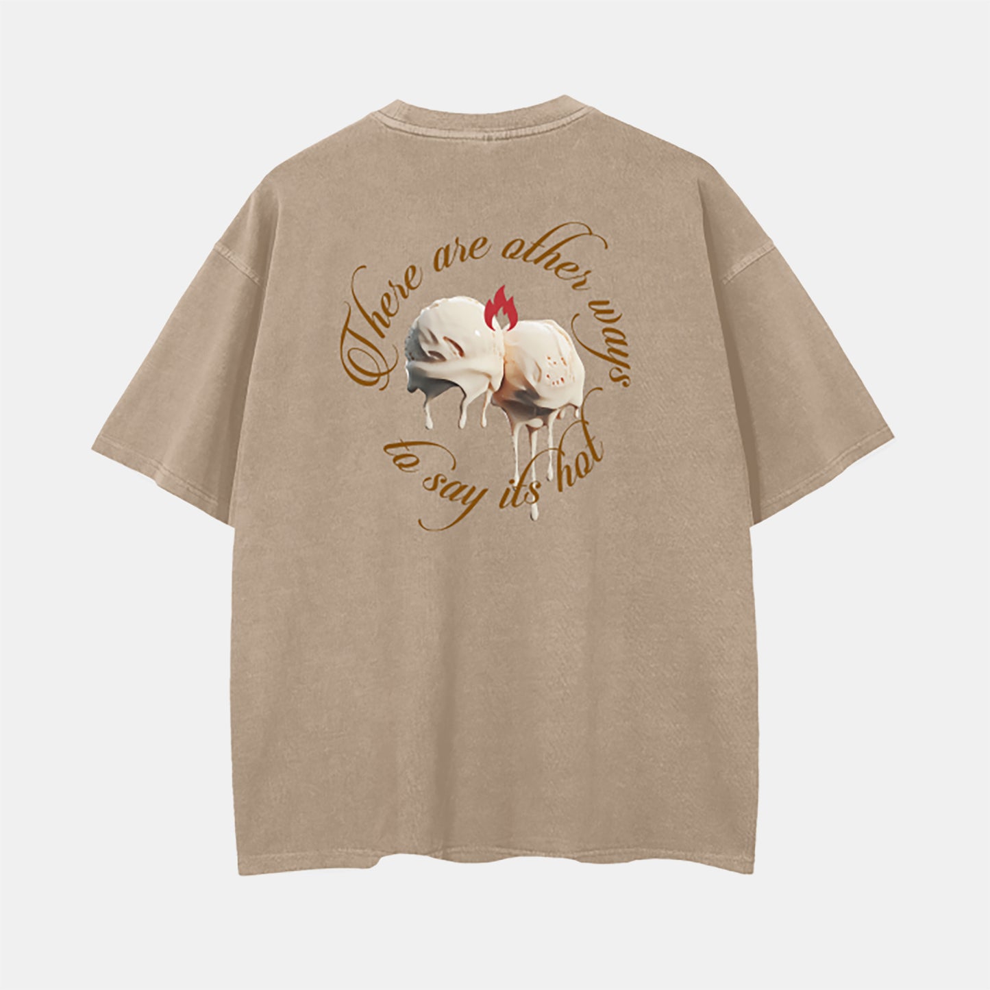 ウォッシュドロップショルダーTシャツ