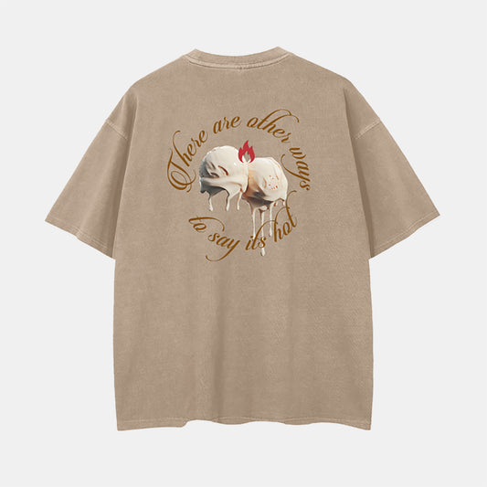 ウォッシュドロップショルダーTシャツ