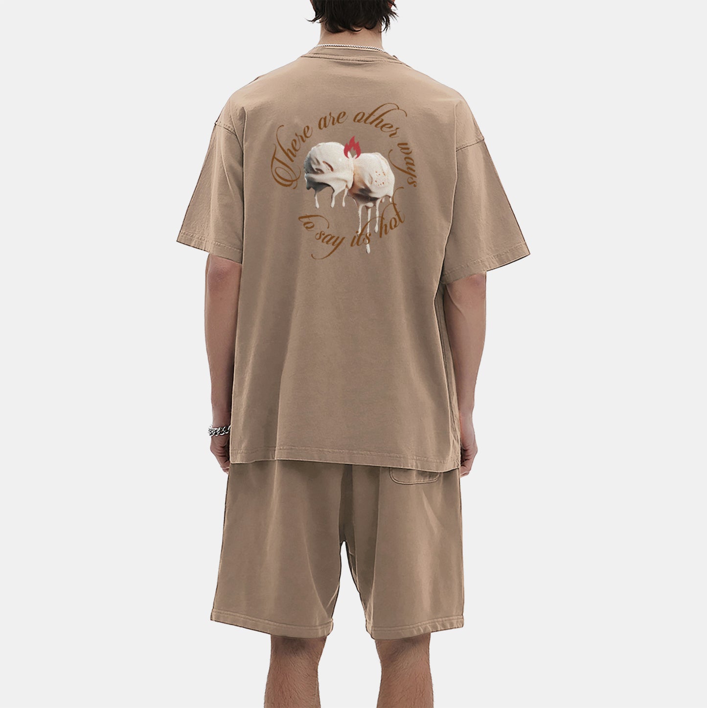 ウォッシュドロップショルダーTシャツ