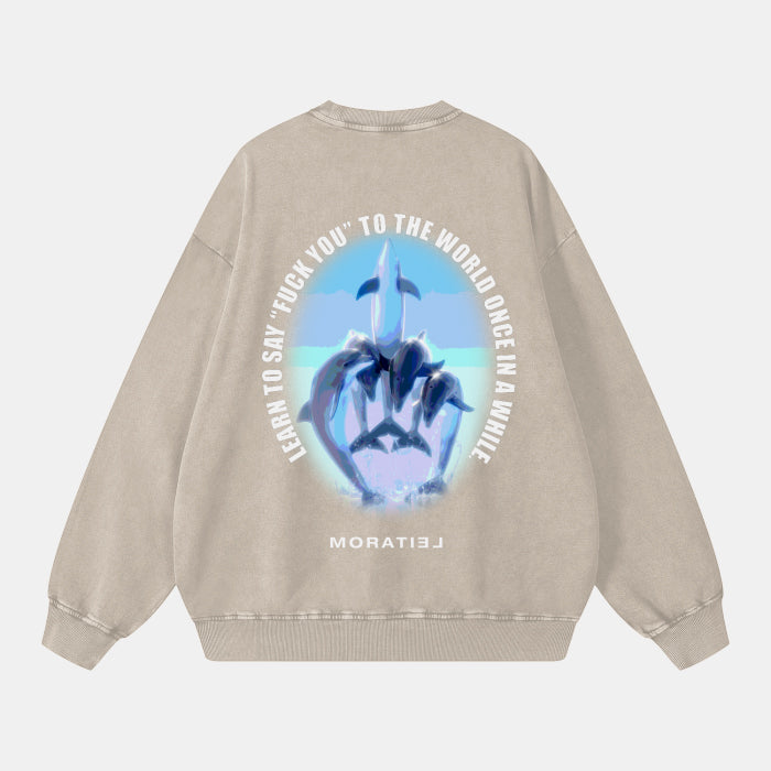 GRANDMAS ADVICE SWEATSHIRT - BONE
