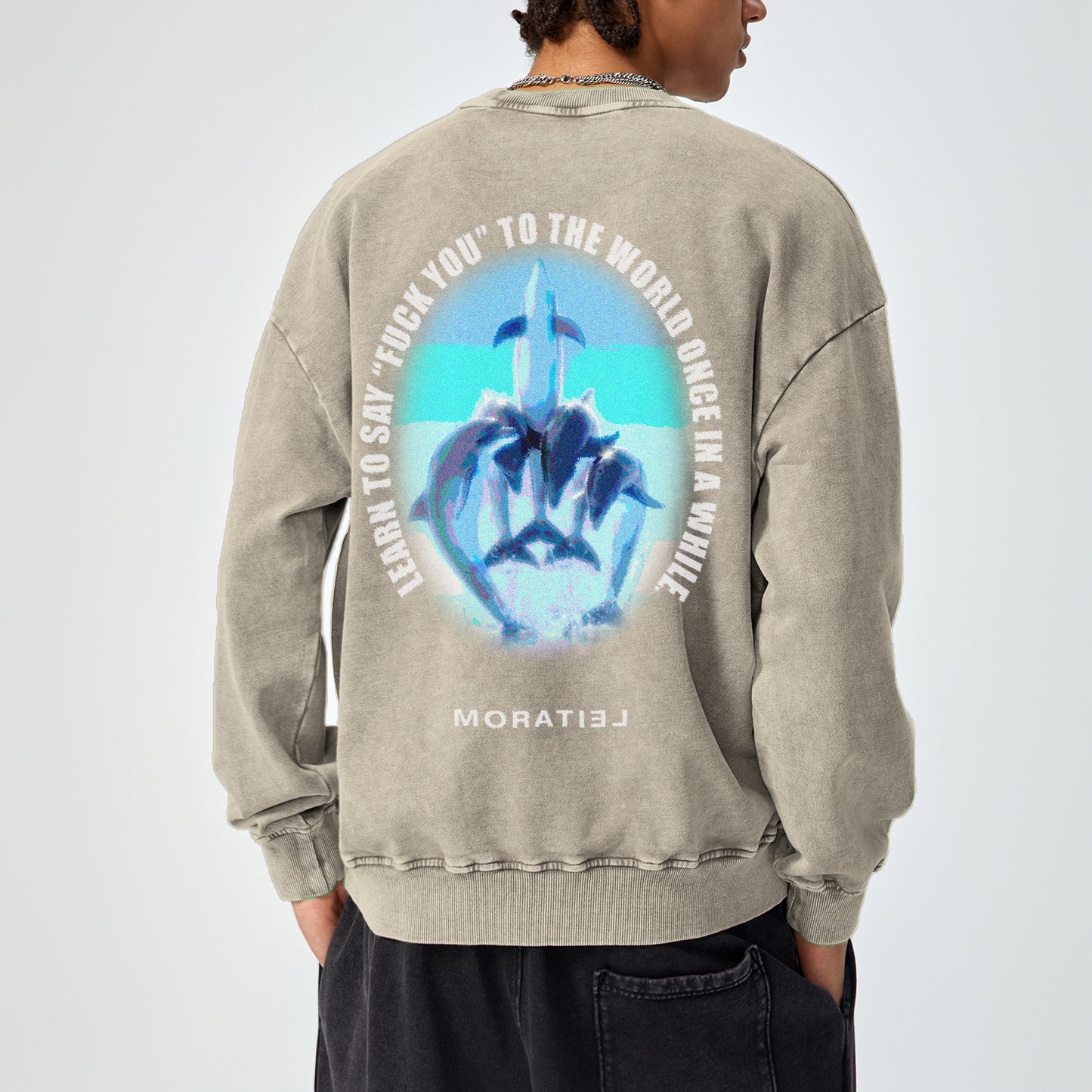 GRANDMAS ADVICE SWEATSHIRT - BONE