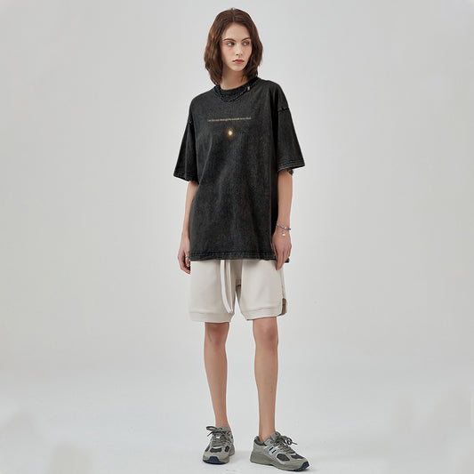 VIOLENTTRADWIFE ACID WASHED T-SHIRT