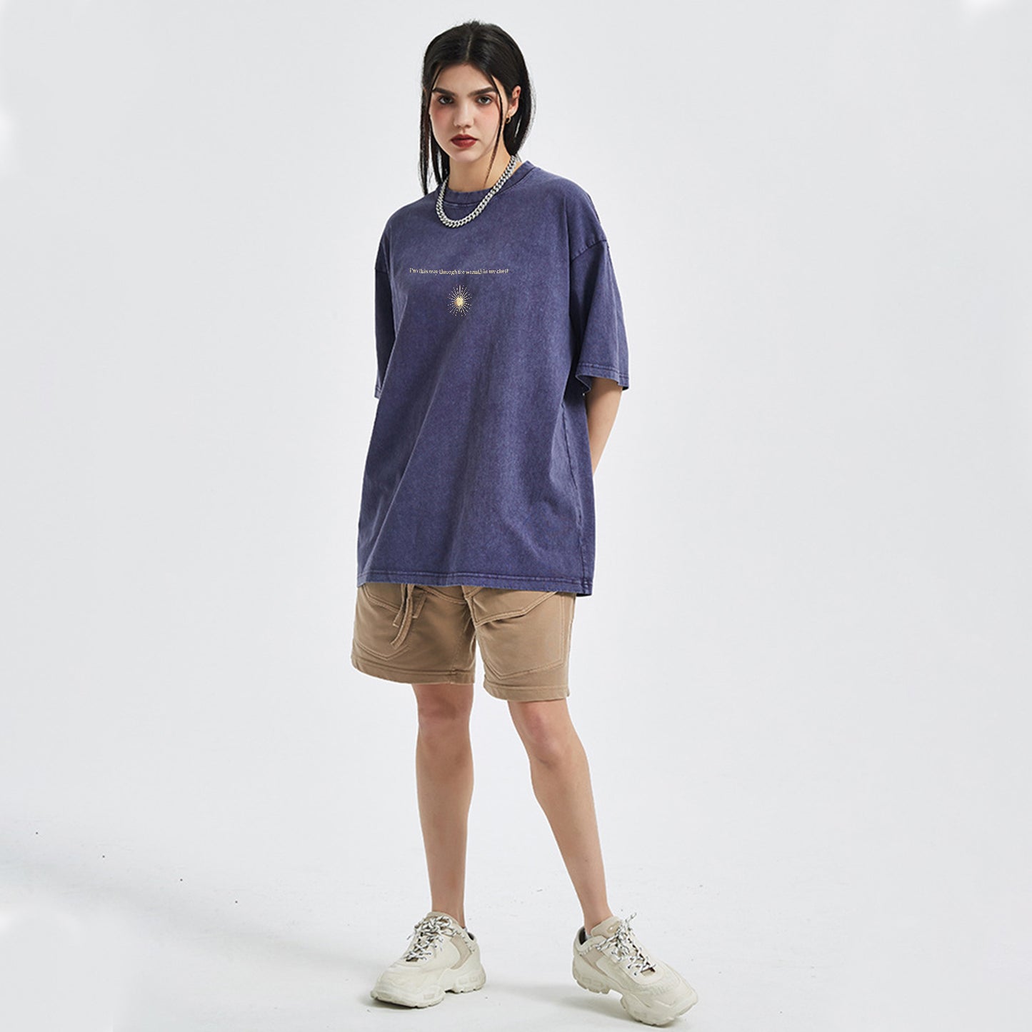 VIOLENTTRADWIFE ACID WASHED T-SHIRT
