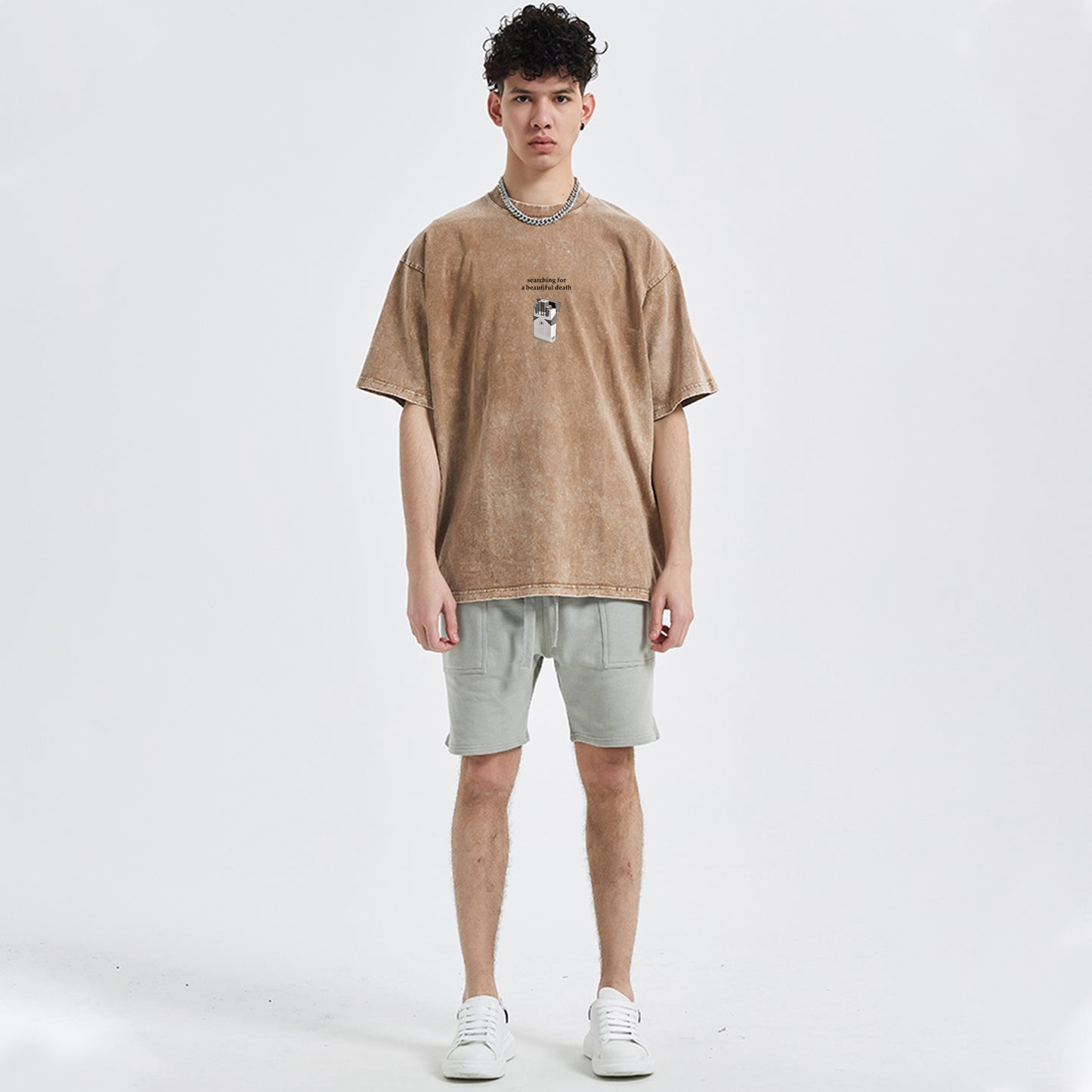 VIOLENTTRADWIFE ACID WASHED T-SHIRT