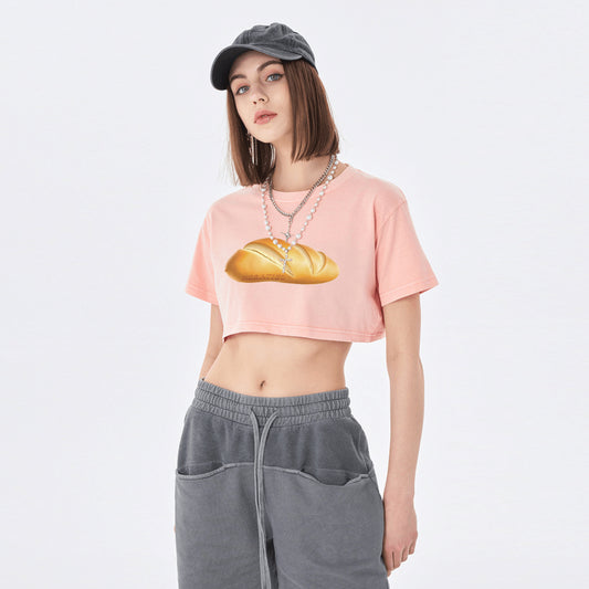 CROP TOP WITH BREAD