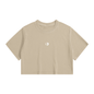 WASHED CROP TOP WITH MORATIEL LOGO