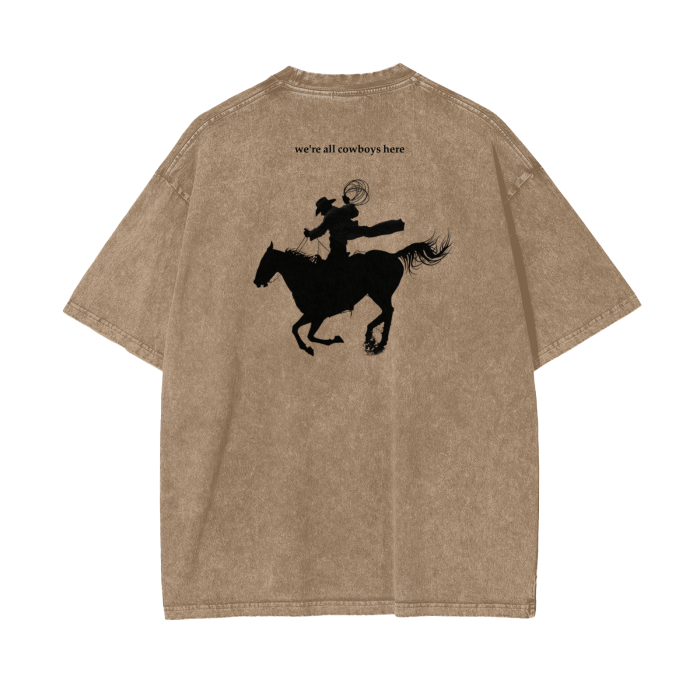 VIOLENTTRADWIFE ACID WASHED T-SHIRT