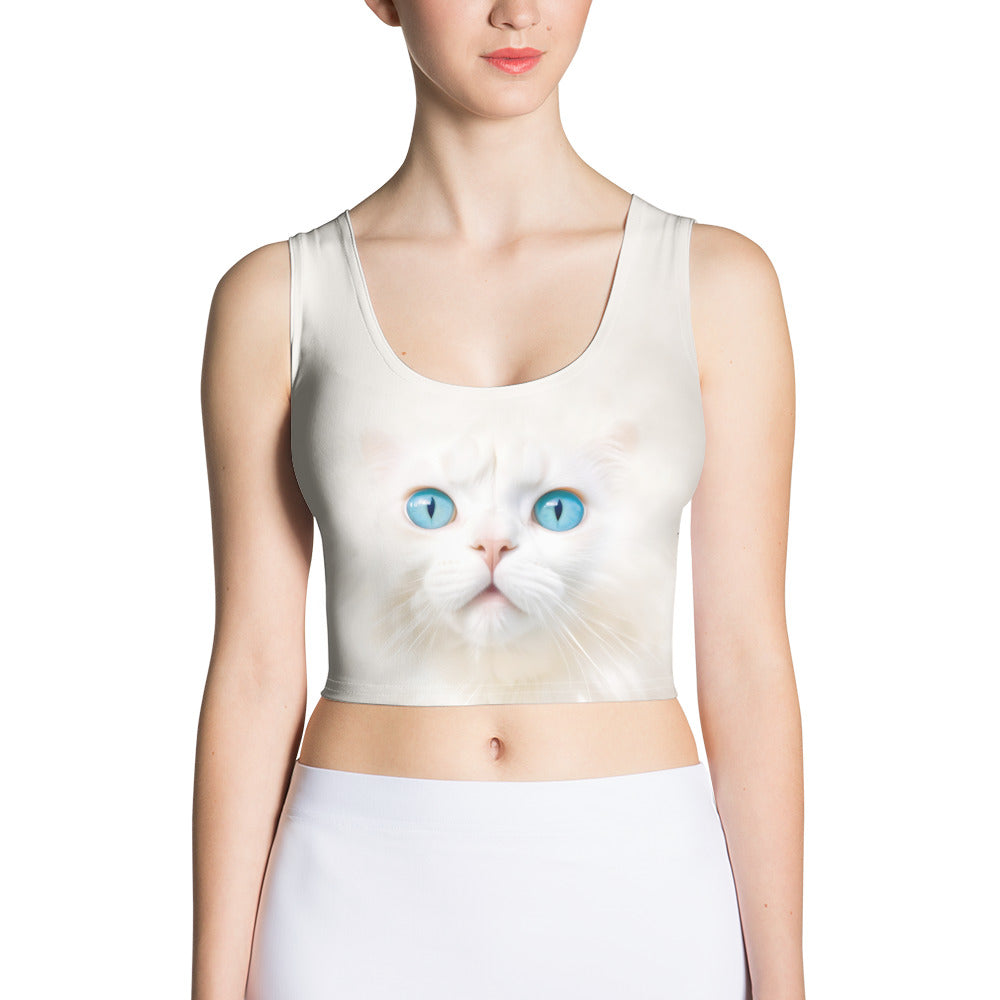 GOD IS A CAT CROP TOP