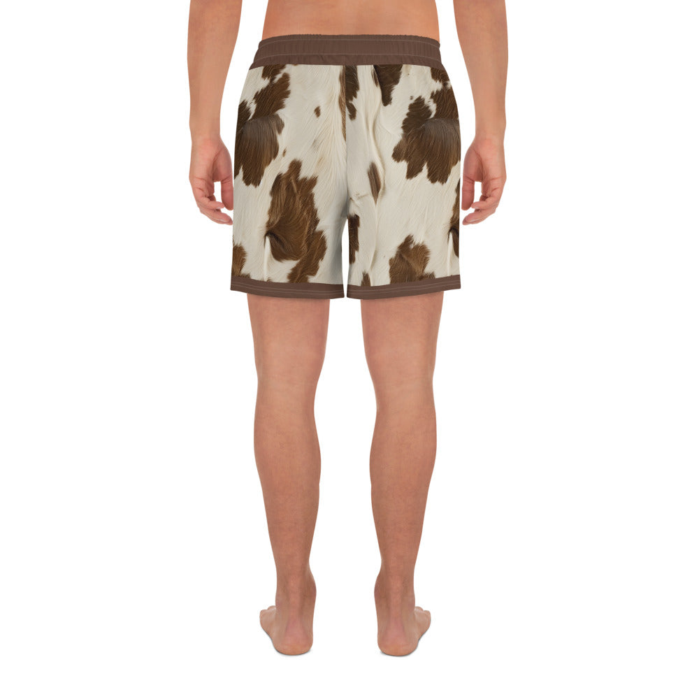 COW PRINT SHORTS