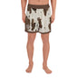 COW PRINT SHORTS