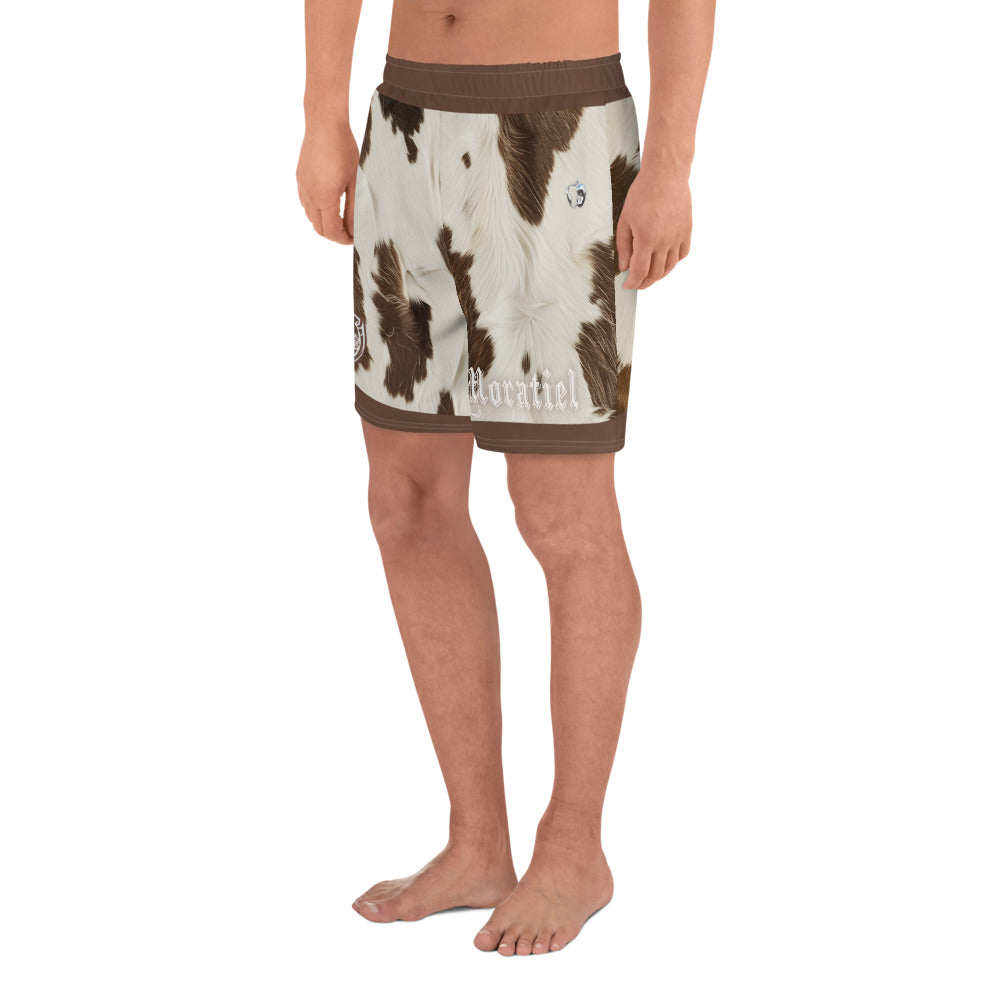 COW PRINT SHORTS