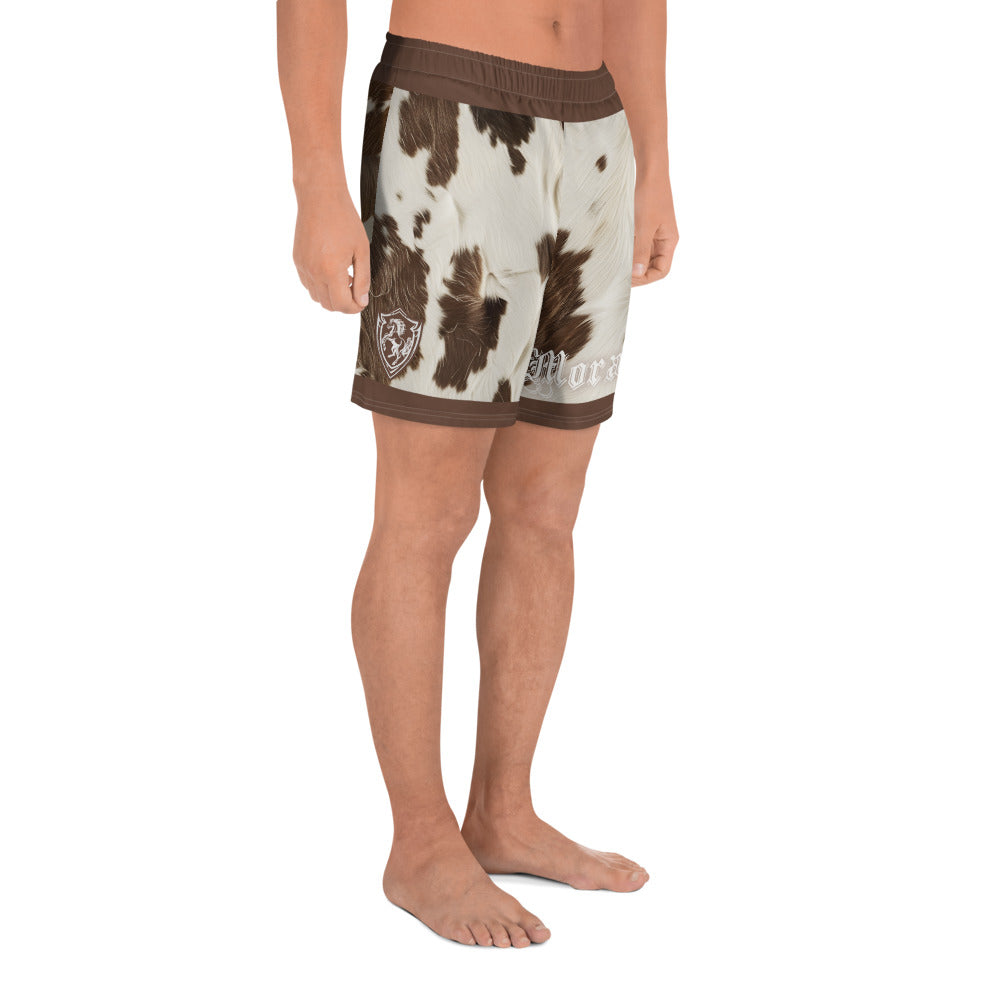 COW PRINT SHORTS