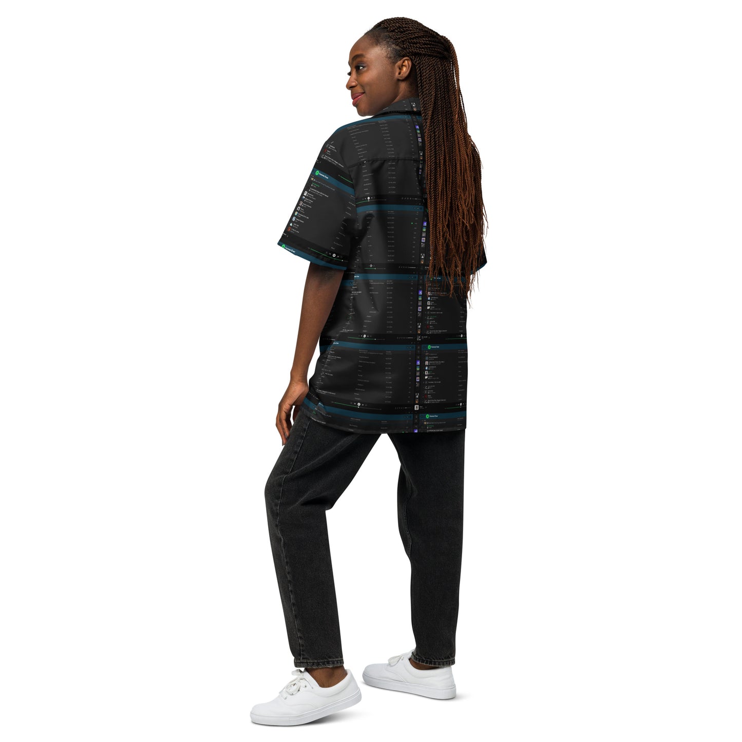 UNISEX BUTTON SHIRT WITH PLAYLIST