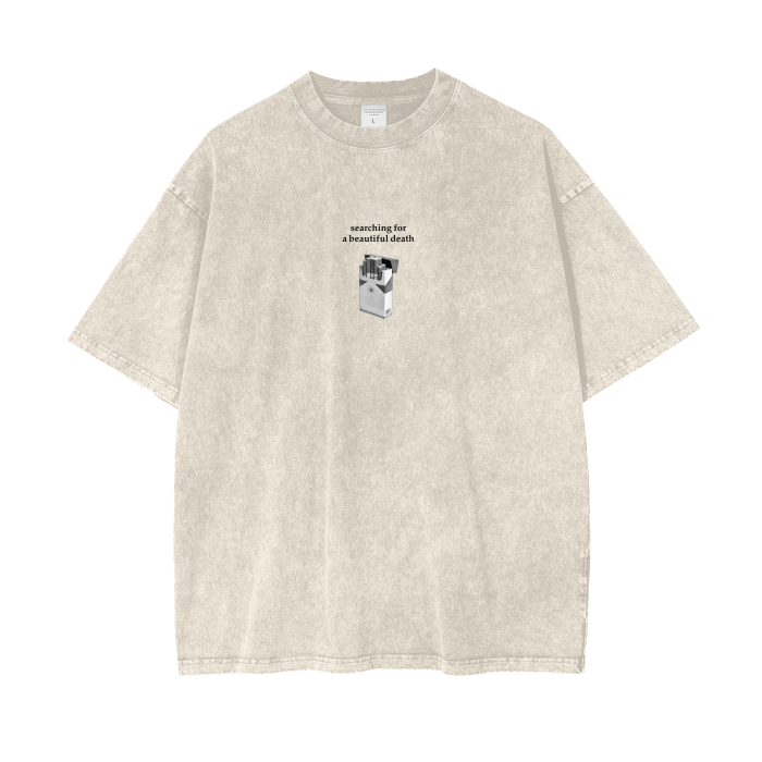 VIOLENTTRADWIFE ACID WASHED T-SHIRT