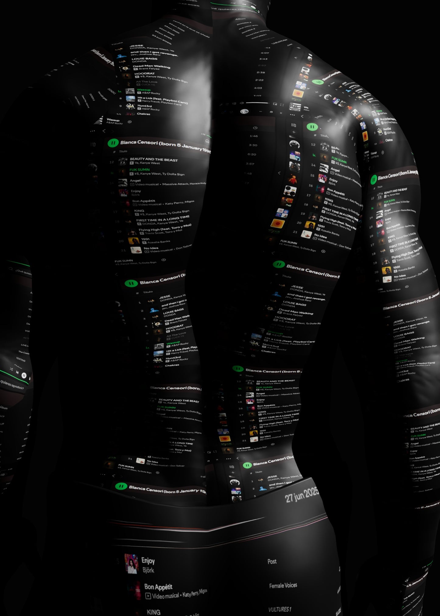 Playlist Series unique print