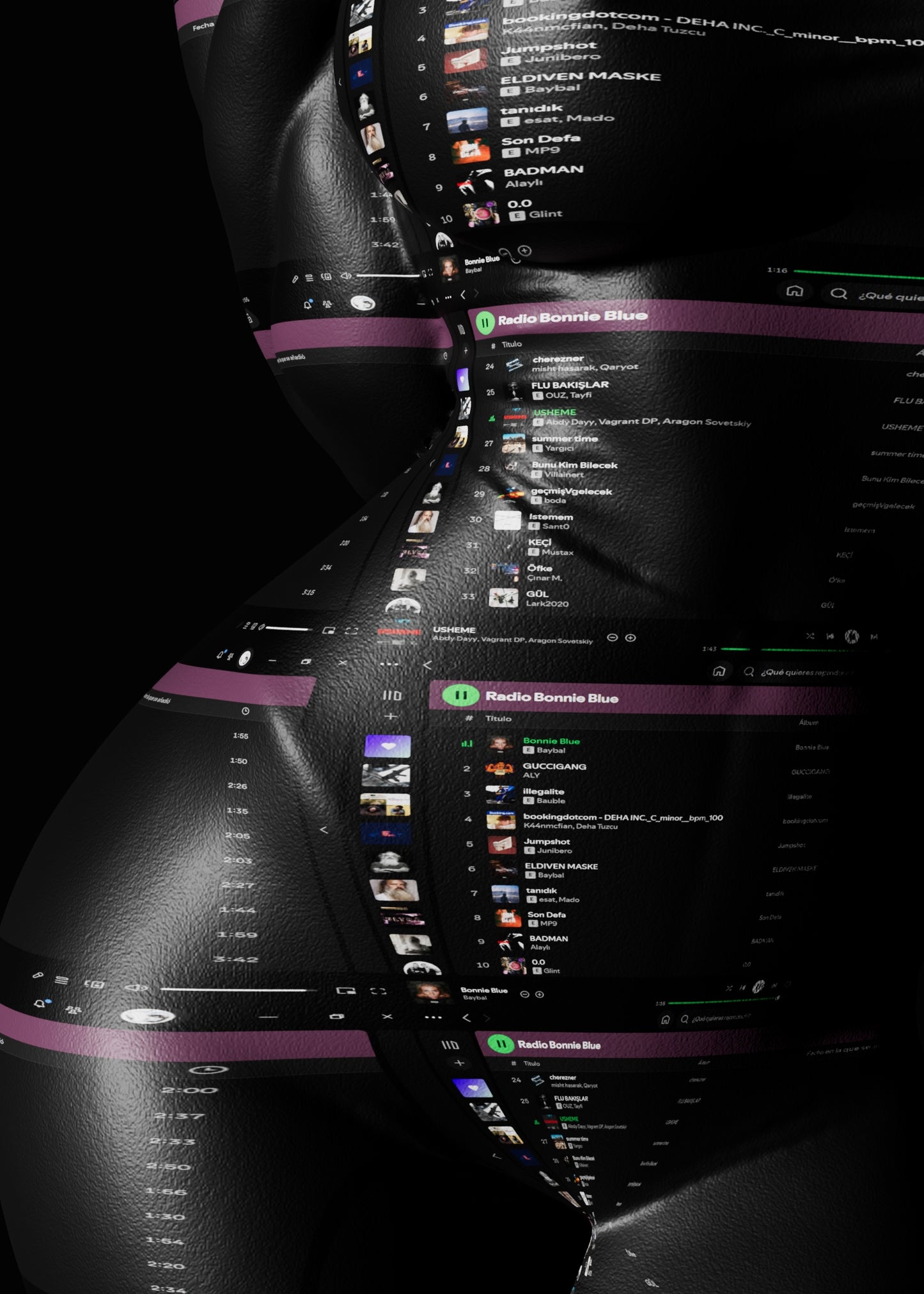 Playlist Series unique print