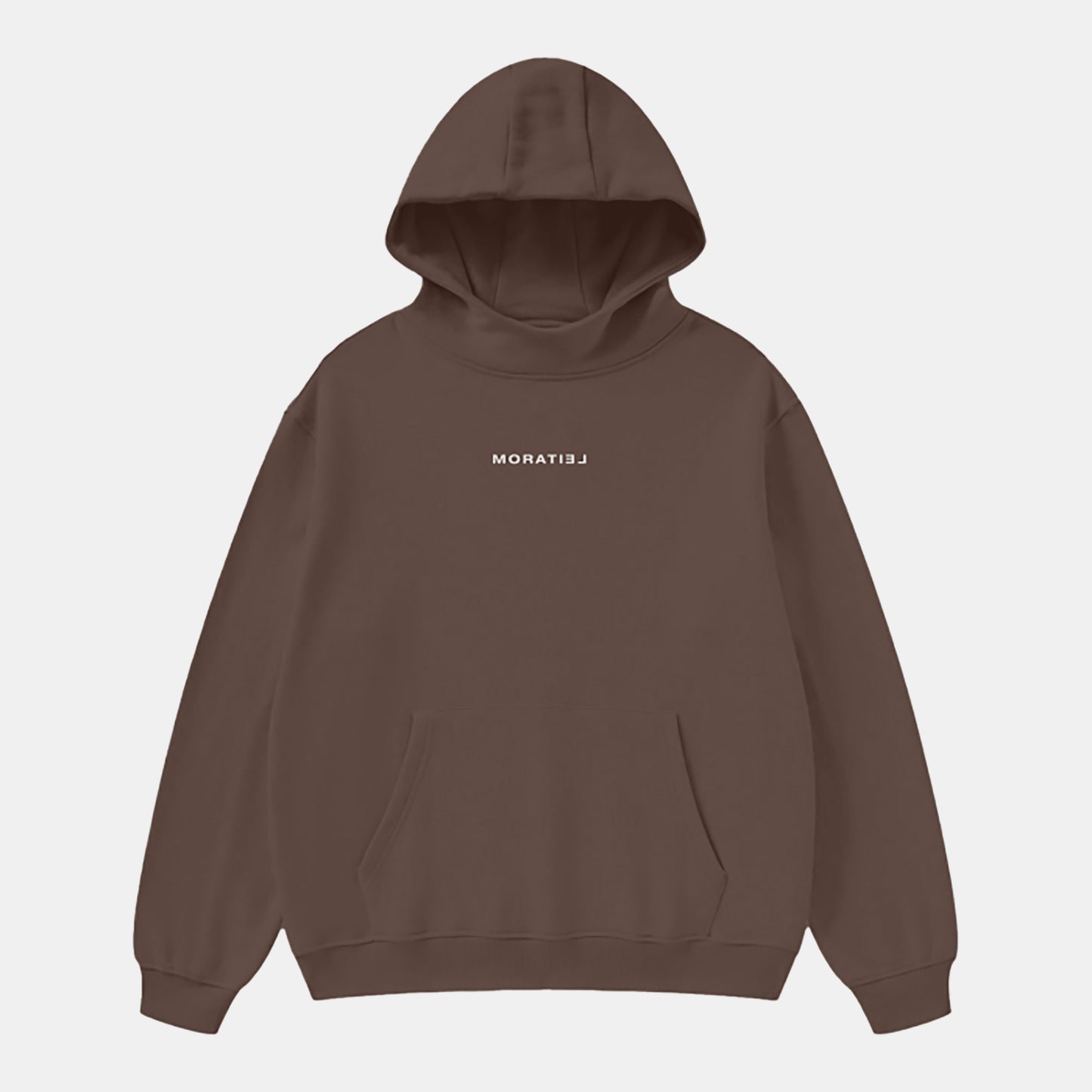HIGH NECK FOG FLEECE HOODIE