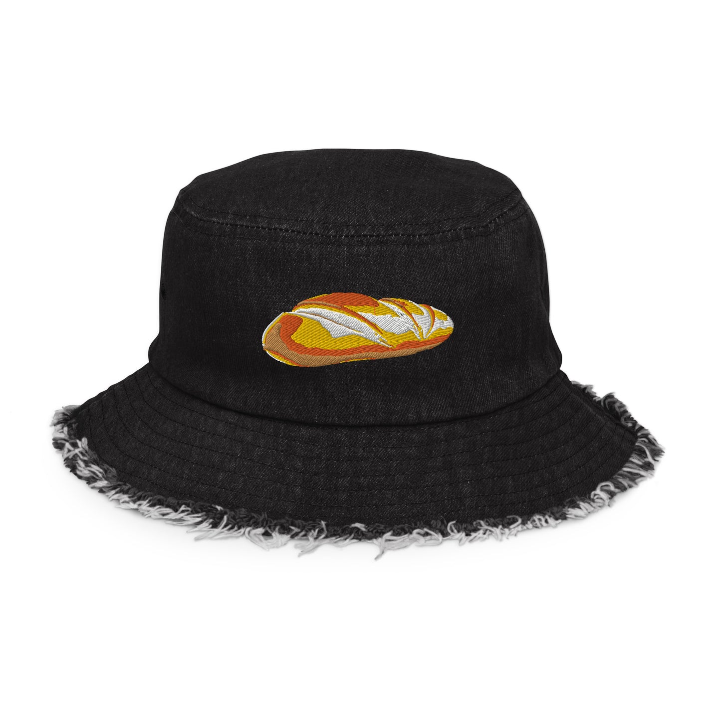 DENIM BUCKET HAT WITH BREAD