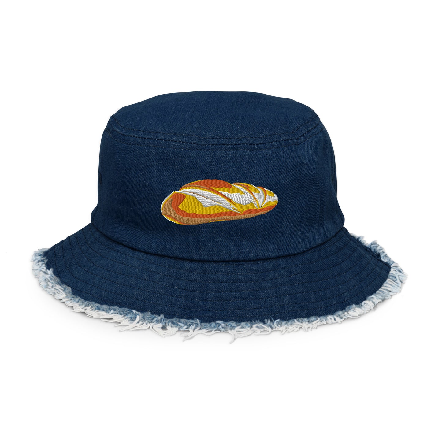 DENIM BUCKET HAT WITH BREAD