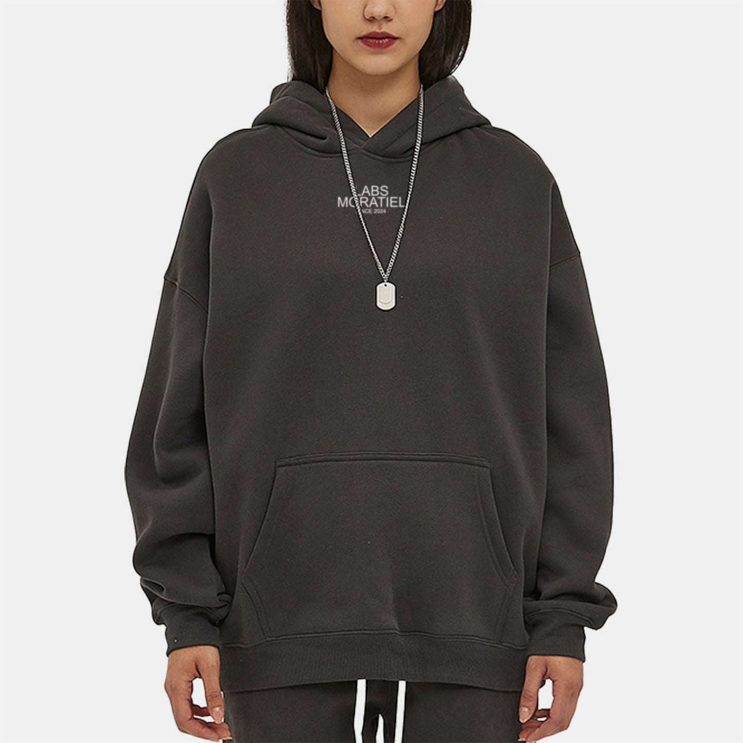 MORATIEL ESSENTIALS FLEECE HOODIE BLUE