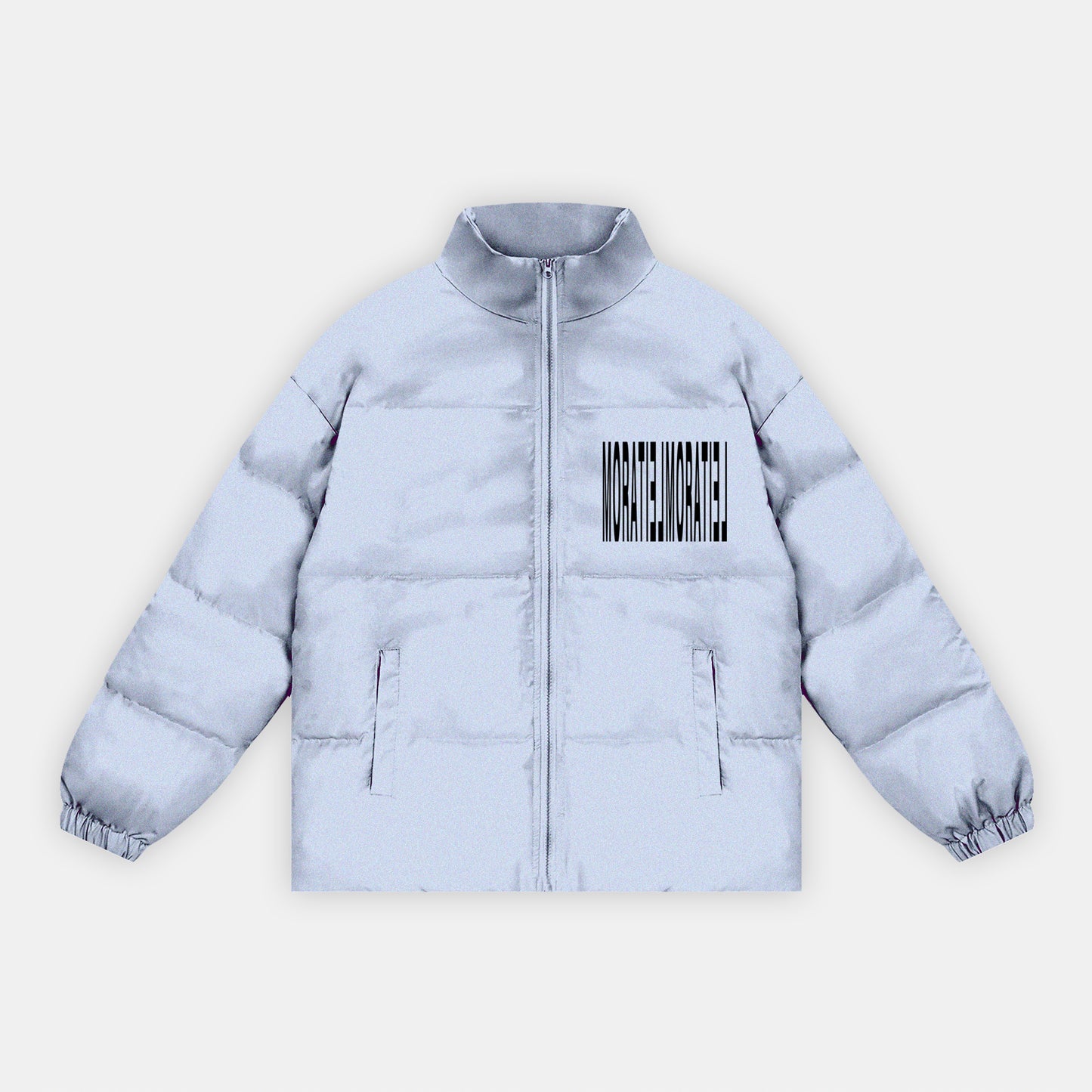 MORATIEL ZIPPER PUFFER LIGHT BLUE