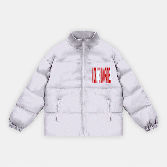MORATIEL ZIPPER PUFFER LIGHT GREY