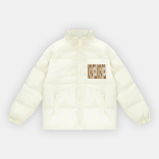 MORATIEL ZIPPER PUFFER CREAM WHITE