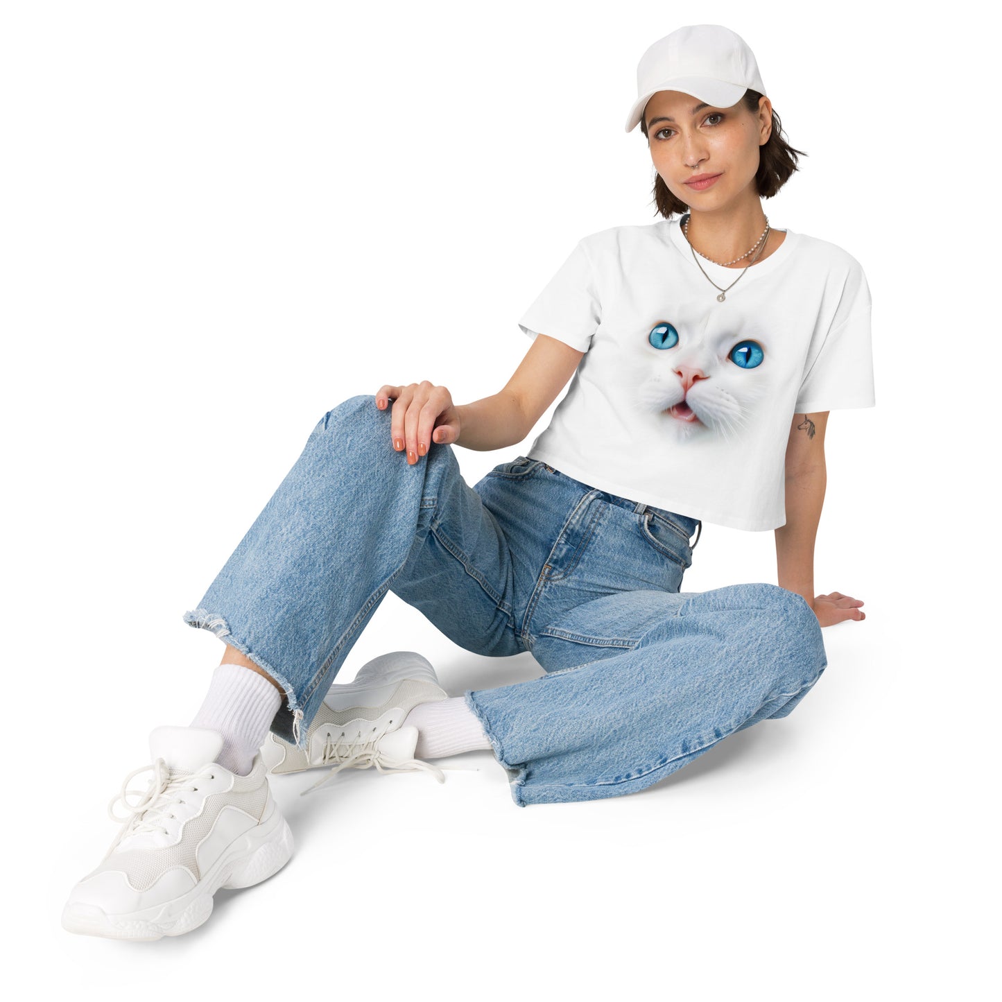 GOD IS A CAT SHORT SHIRT